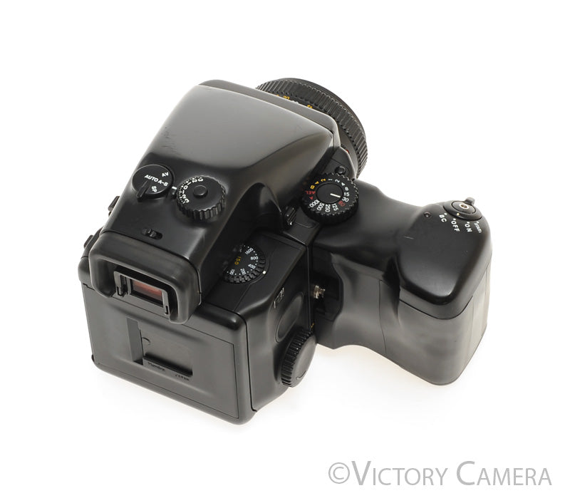 Mamiya 645 Pro Camera AE Metered Prism FE401 w/ 80mm N Lens &amp; Winder [EXC]