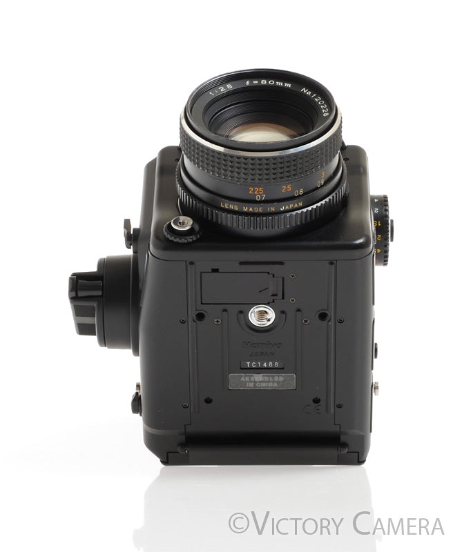 Mamiya 645E Medium Format Camera w/ Metered Prism 80mm f2.8 Lens - Victory Camera