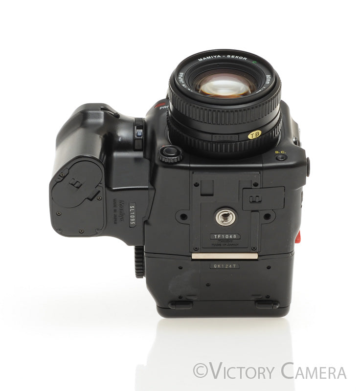 Mamiya 645 Pro TL Camera w/ 80mm Lens, Metered Prism, Power Winder  [EXC+] - Victory Camera