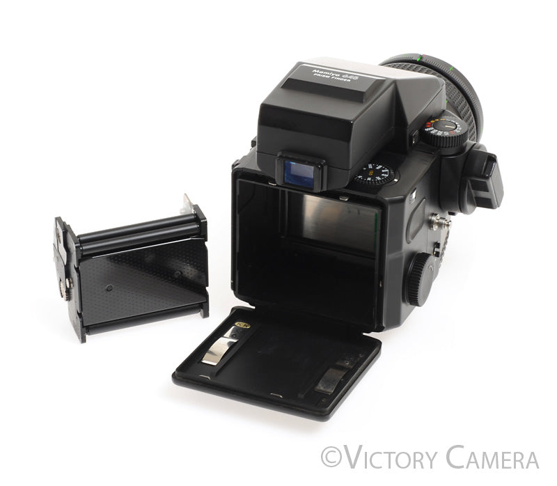 Mamiya 645 Super Medium Format Film Camera w/ Prism Finder 80mm f4 Macro Lens - Victory Camera