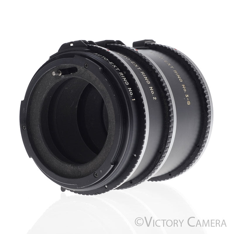 Mamiya 645 Auto-Extension Ring Macro Tube Set No.1, 2, & 3S [EXC] - Victory Camera
