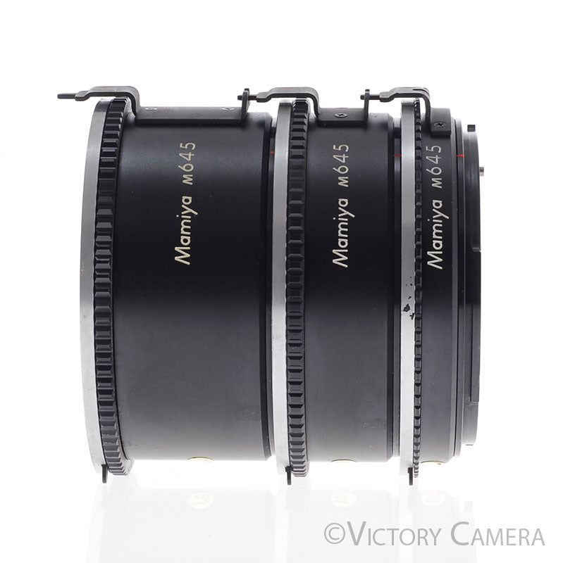 Mamiya 645 Auto-Extension Ring Macro Tube Set No.1, 2, & 3S [EXC] - Victory Camera