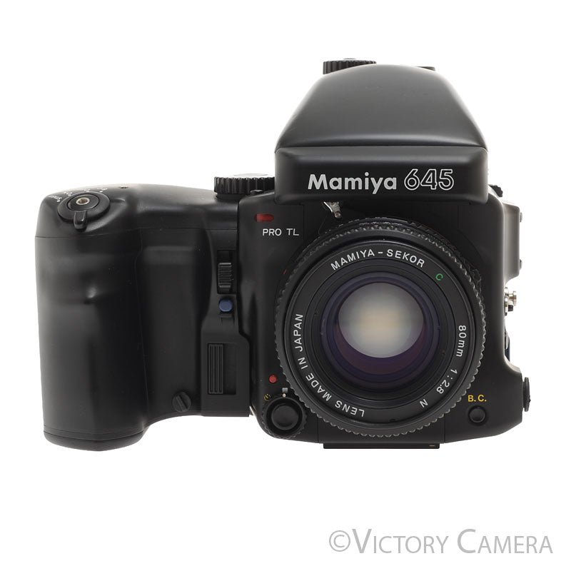 Mamiya 645 Pro TL Camera AE Metered Prism FE401 80mm f2.8 Lens [EXC] - Victory Camera