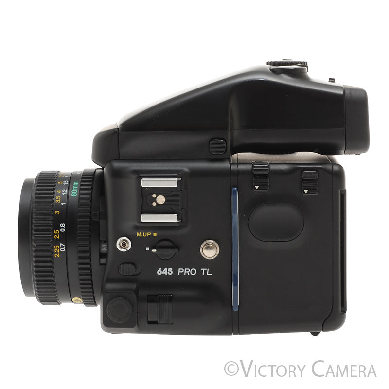 Mamiya 645 Pro TL Camera AE Metered Prism FE401 80mm f2.8 Lens [EXC] - Victory Camera