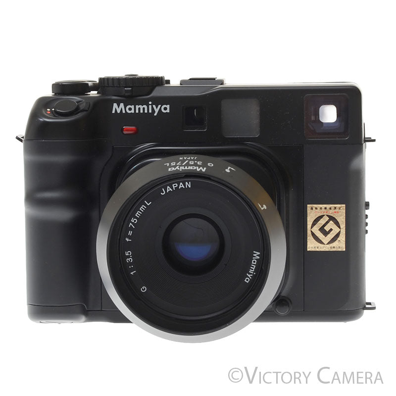 Mamiya 6 Black Camera w/ 75mm F3.5 Lens [EXC+] - Victory Camera