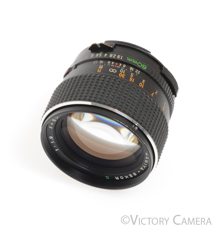 Mamiya 645 m645 Super / Pro / TL 80mm f1.9 C Fast Lens -Declicked for Video- [EXC] - Victory Camera