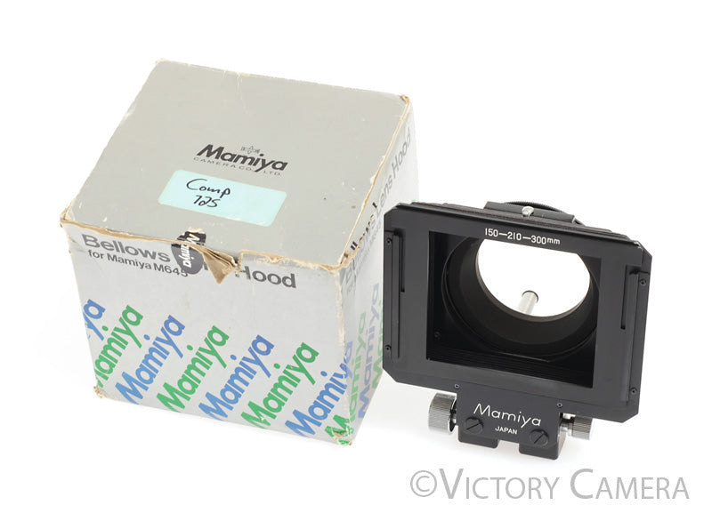 Mamiya Compendium Bellows Lens Hood / Shade for m645 (w/ 58mm Ring) [EXC] - Victory Camera