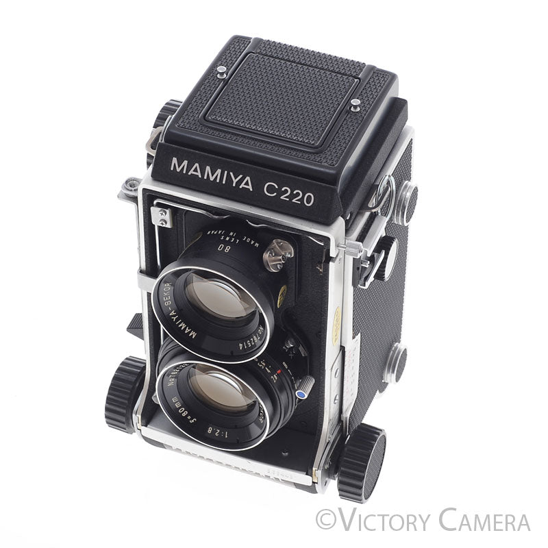 Mamiya C220 6x6 TLR Camera w/ 80mm f2.8 Lens -New Seals- [EXC] - Victory Camera
