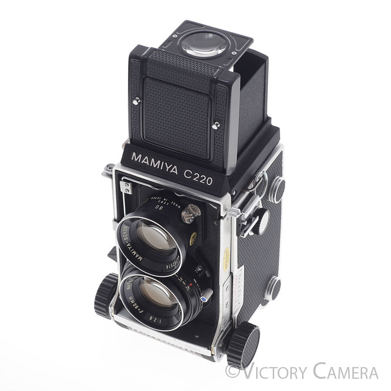 Mamiya C220 6x6 TLR Camera w/ 80mm f2.8 Lens -New Seals- [EXC] - Victory Camera