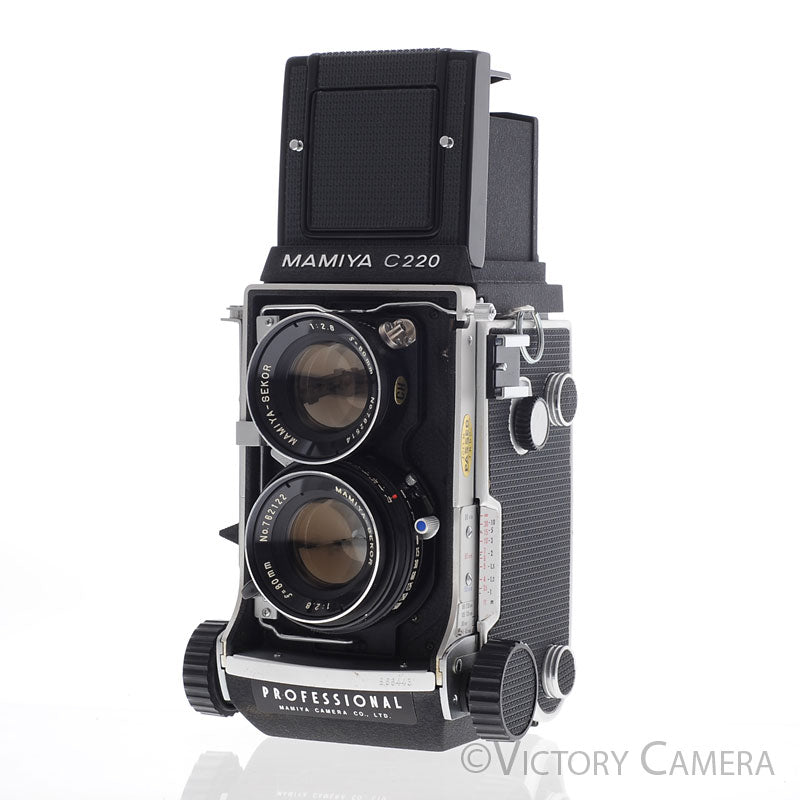 Mamiya C220 6x6 TLR Camera w/ 80mm f2.8 Lens -New Seals- [EXC] - Victory Camera