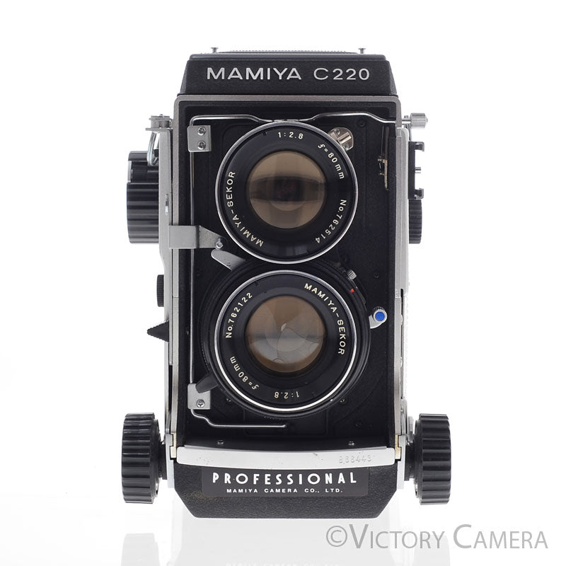 Mamiya C220 6x6 TLR Camera w/ 80mm f2.8 Lens -New Seals- [EXC] - Victory Camera