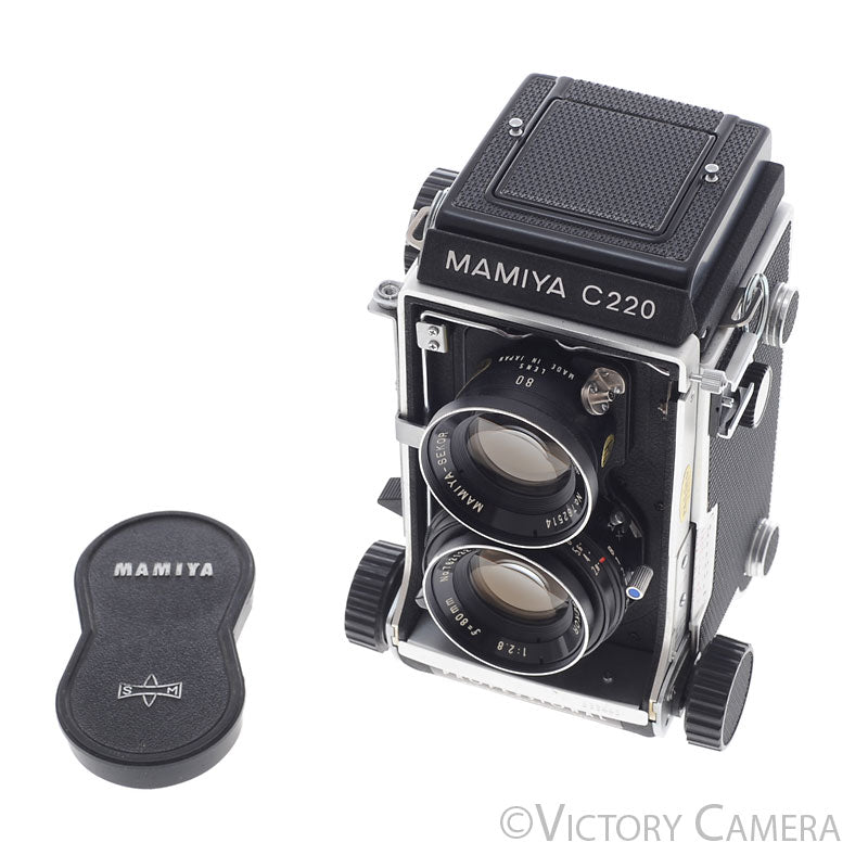 Mamiya C220 6x6 TLR Camera w/ 80mm f2.8 Lens -New Seals- [EXC] - Victory Camera