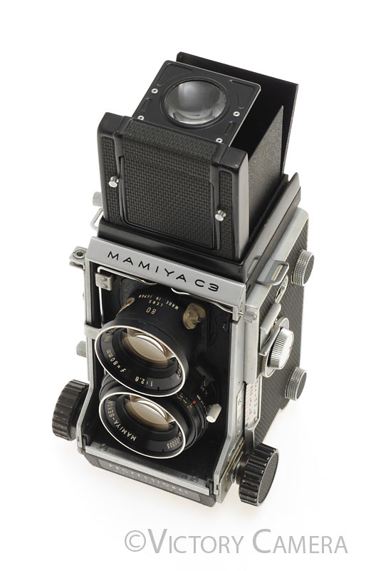 Mamiya C3 Medium Format TLR Camera w/ 80mm f2.8 Lens -New Seals- [EXC]