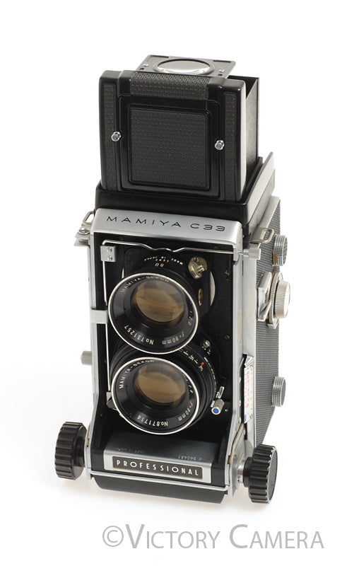 Mamiya C33 Medium Format TLR Camera w/ 80mm f2.8 Lens -New Seals- [EXC