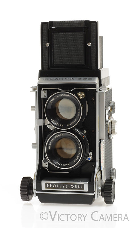 Mamiya C33 Medium Format TLR Camera w/ 80mm f2.8 Lens -New Seals- [EXC-] - Victory Camera