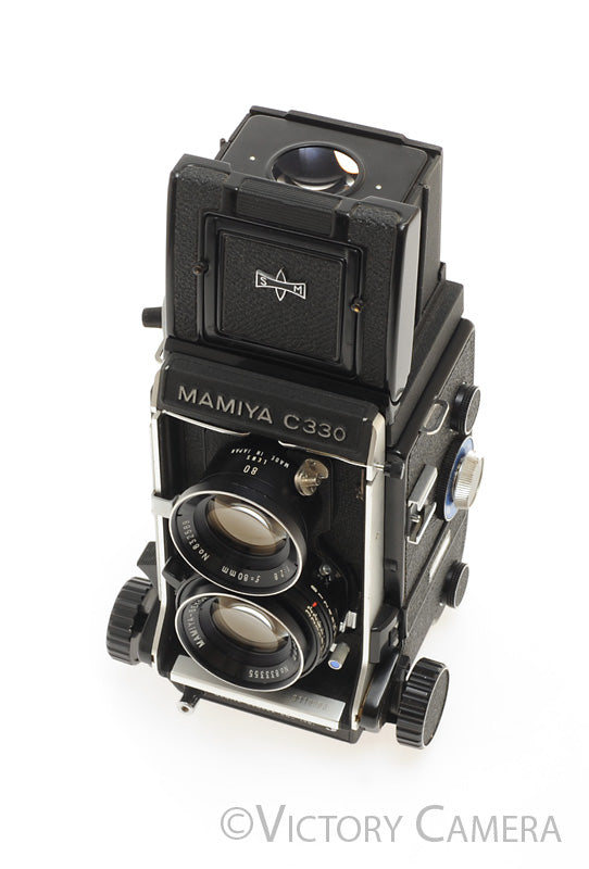 Mamiya C330 Professional F TLR 6x6 Camera w/ 80mm f2.8 Blue Dot Lens [EXC] - Victory Camera