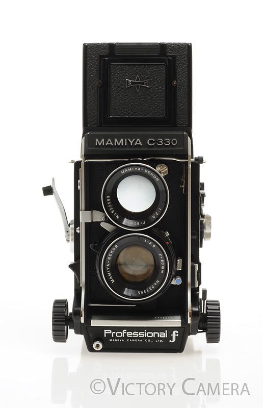 Mamiya C330 Professional F TLR 6x6 Camera w/ 80mm f2.8 Blue Dot Lens [EXC] - Victory Camera