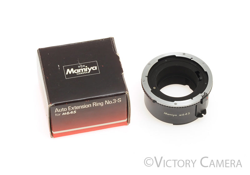 Mamiya 645 Auto-Extension Ring No.3-S  [EXC+] - Victory Camera