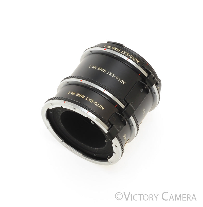 Mamiya 645 Auto-Extension Ring Macro Tube Set No.1, 2, & 3 [EXC] - Victory Camera