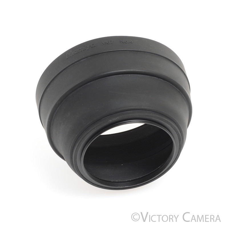 Mamiya RZ67 RB67 M67 No.4 #4 67mm Collapsible Rubber Lens Shade / Hood - Victory Camera