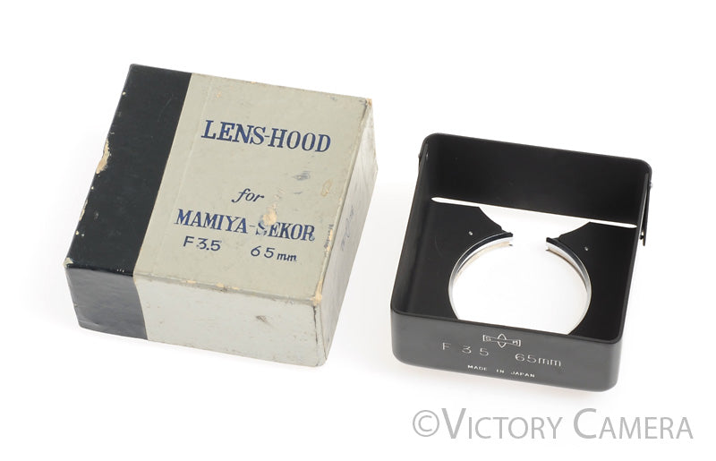 Mamiya C330 C220 TLR Metal Lens Shade / Hood for 65mm 3.5 Lens -Clean in Box-