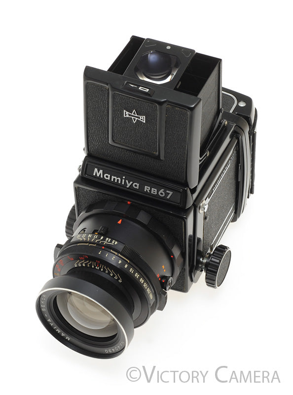 Mamiya RB67 Pro-S Camera w/ 65mm f4.5 Lens 120 Back WLVF -New Seals- [EXC+] - Victory Camera