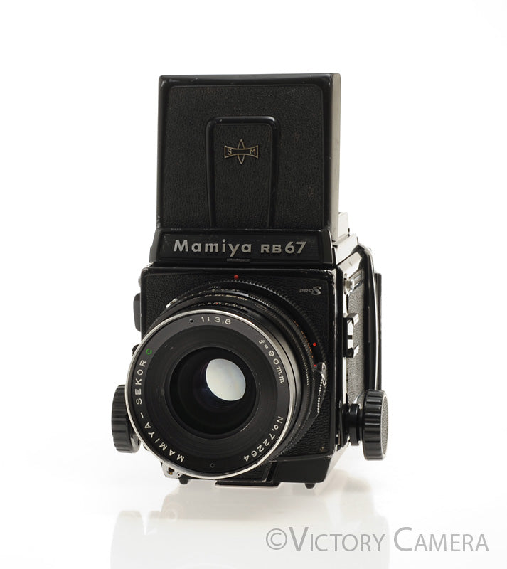 Mamiya RB67 Pro S Camera w/ 90mm F3.8 Lens 120 Back WLVF [GOOD] - Victory Camera