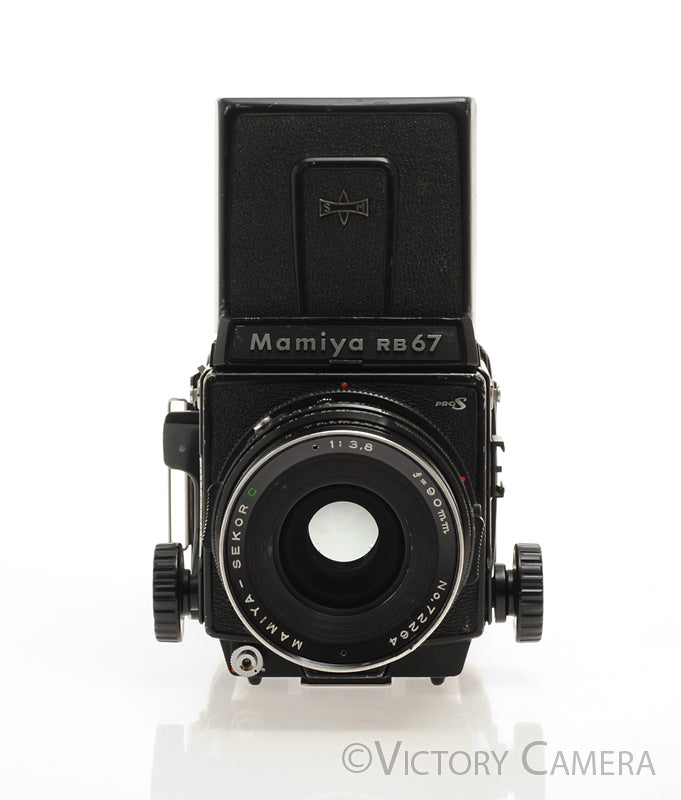 Mamiya RB67 Pro S Camera w/ 90mm F3.8 Lens 120 Back WLVF [GOOD] - Victory Camera
