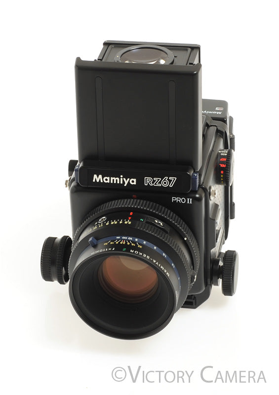 Mamiya RZ67 Pro II 6x7 Camera w/ WLF, 110mm f2.8 Prime Lens 120 Back  [EXC+] - Victory Camera
