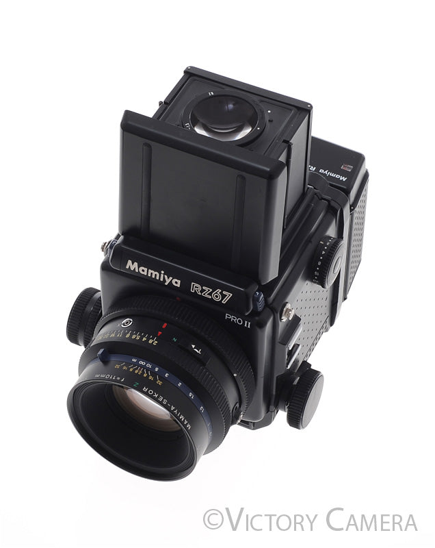 Mamiya RZ67 Pro II 6x7 Camera w/ WLF, 110mm f2.8 Prime Lens 120 Back [EXC+] - Victory Camera
