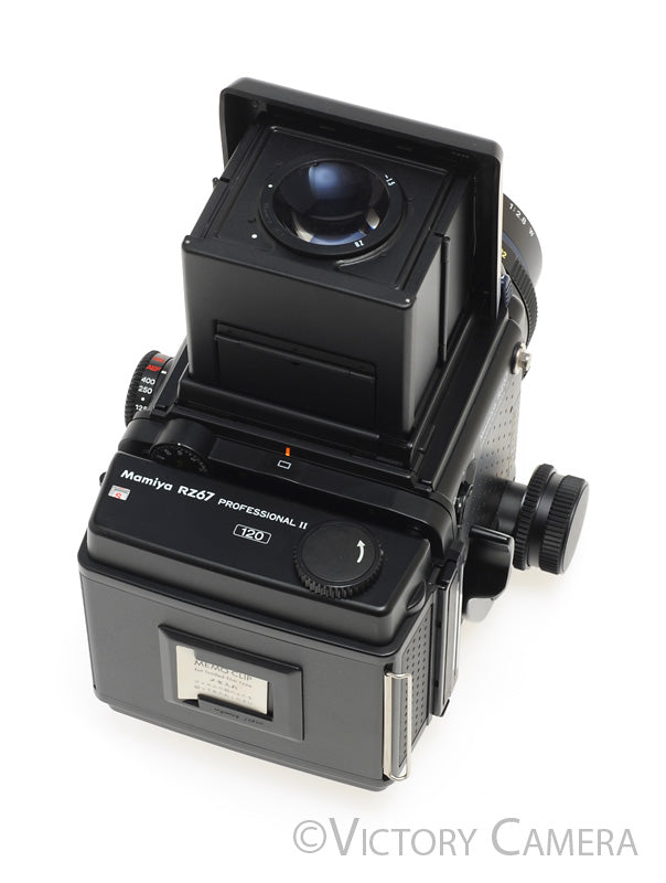 Mamiya RZ67 Pro II 6x7 Camera w/ WLF, 110mm f2.8 Prime Lens 120 Back [