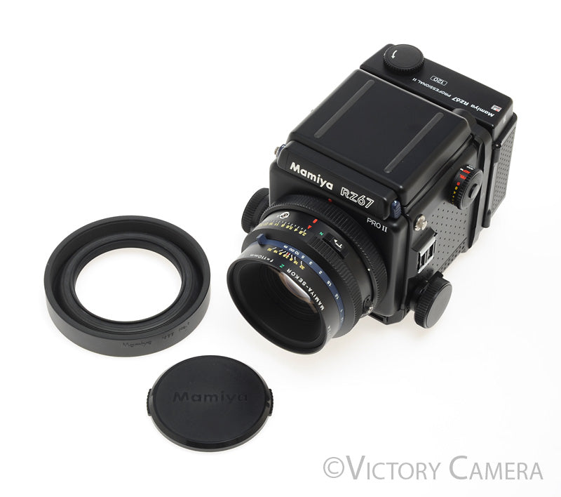 Mamiya RZ67 Pro II 6x7 Camera w/ WLF, 110mm f2.8 Prime Lens 120 Back [
