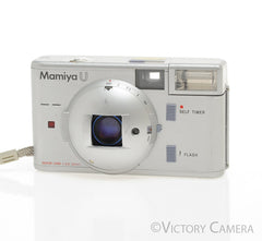 Mamiya U Silver 35mm Film Point & Shoot Film Camera w/ 35mm f2.8 Lens