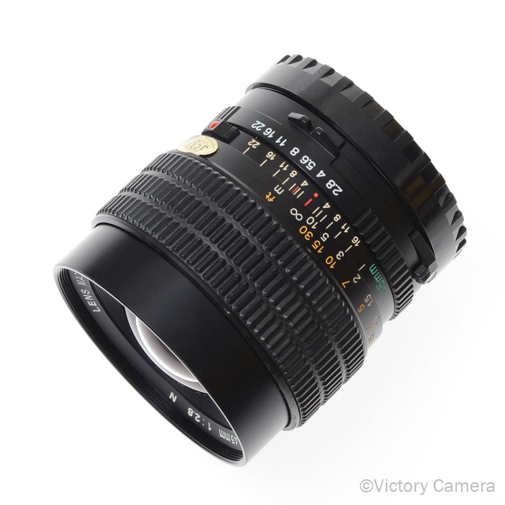 Mamiya Sekor m645 645 45mm f2.8 Sekor N Wide Angle Prime Lens [EXC-] image 1