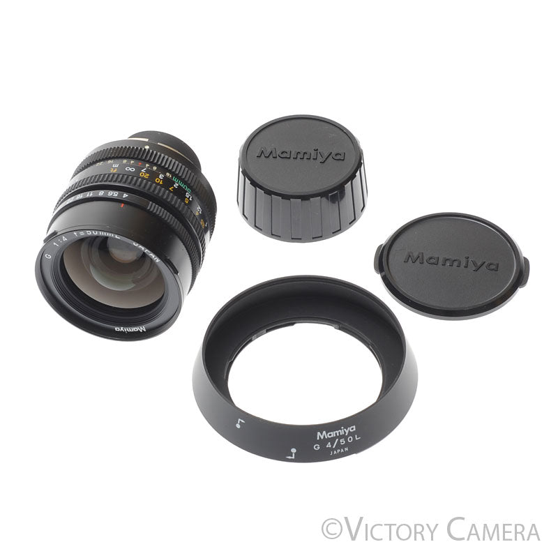 Mamiya 50mm f4 G L Wide Angle Lens for 6 MF Rangefinder [EXC+] - Victory Camera