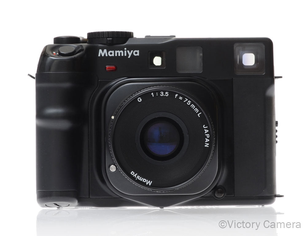 Mamiya 6 Black Rangefinder Camera w/ 75mm F3.5 Lens [EXC] image 1