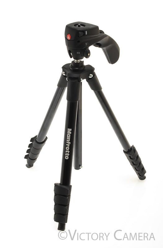 Manfrotto MKCOMPACTANC-BK Compact Tripod w/ Ball Head [EXC+]