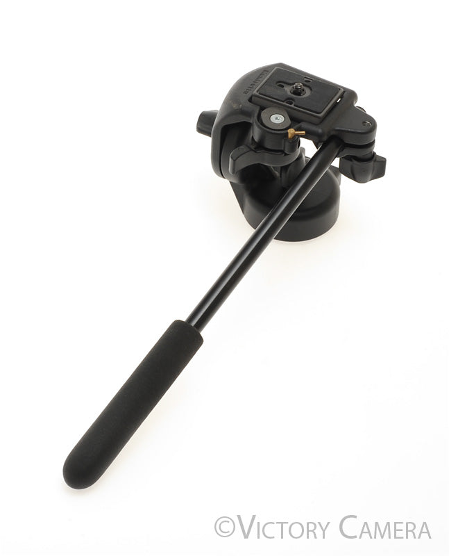 Manfrotto 128RC Tripod Head w/ QR Plate &amp; Arm [EXC] - Victory Camera