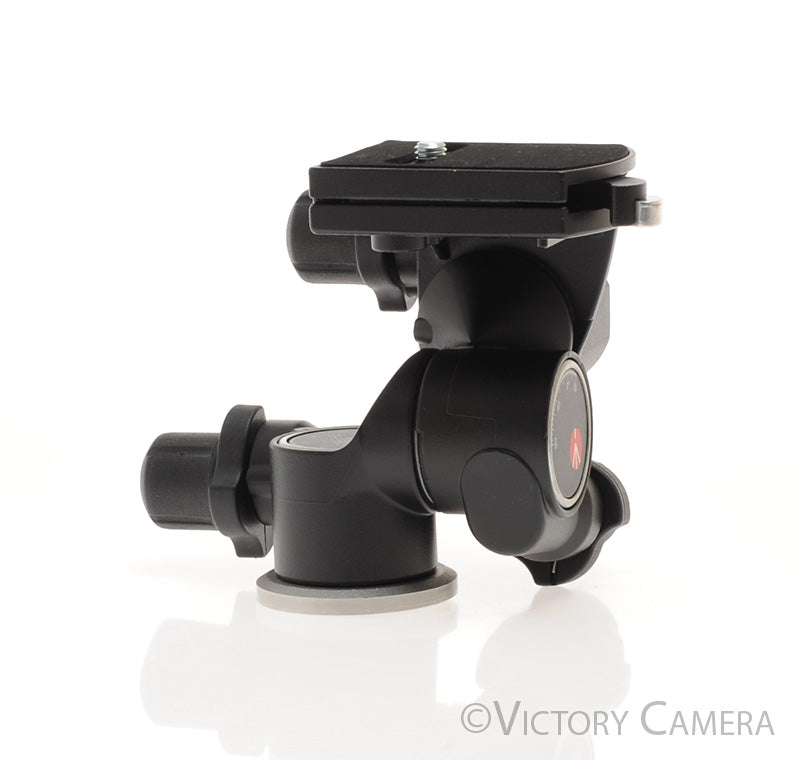 Manfrotto Bogen 3-Way Geared Pan-and-Tilt Head with 410PL QR [MINT] - Victory Camera