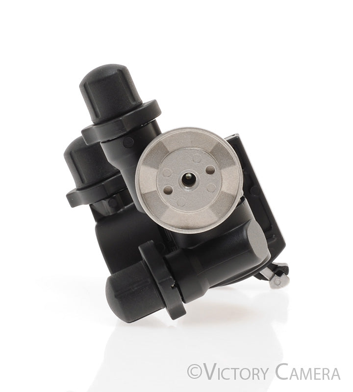 Manfrotto Bogen 3-Way Geared Pan-and-Tilt Head with 410PL QR [MINT] - Victory Camera