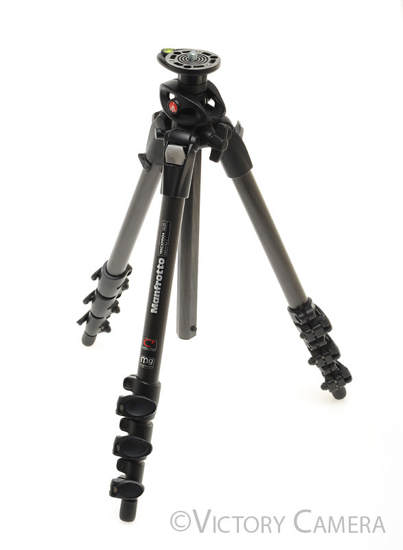 Manfrotto 190CXPRO4 Carbon Fiber Tripod Legs ~63&quot; Tall [MINT-] - Victory Camera
