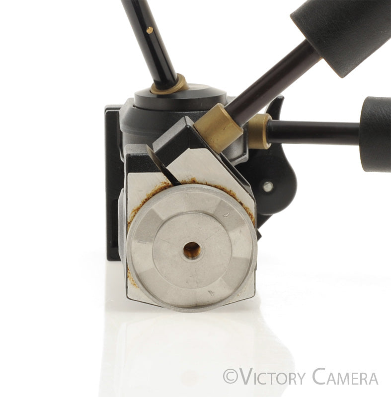 Bogen 3039 3-Way Pan Tilt Tripod Head w/ Bubble Levels + QR Plate - Victory Camera