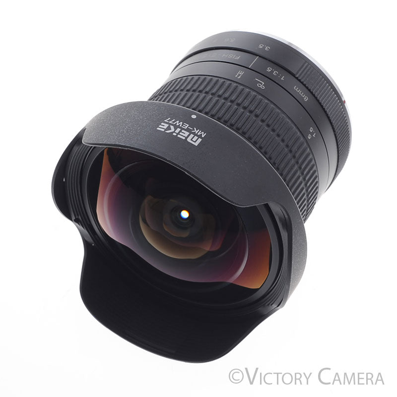 Meike 8mm f3.5 CS Fisheye Lens for APS-C Canon EF  [EXC+] - Victory Camera