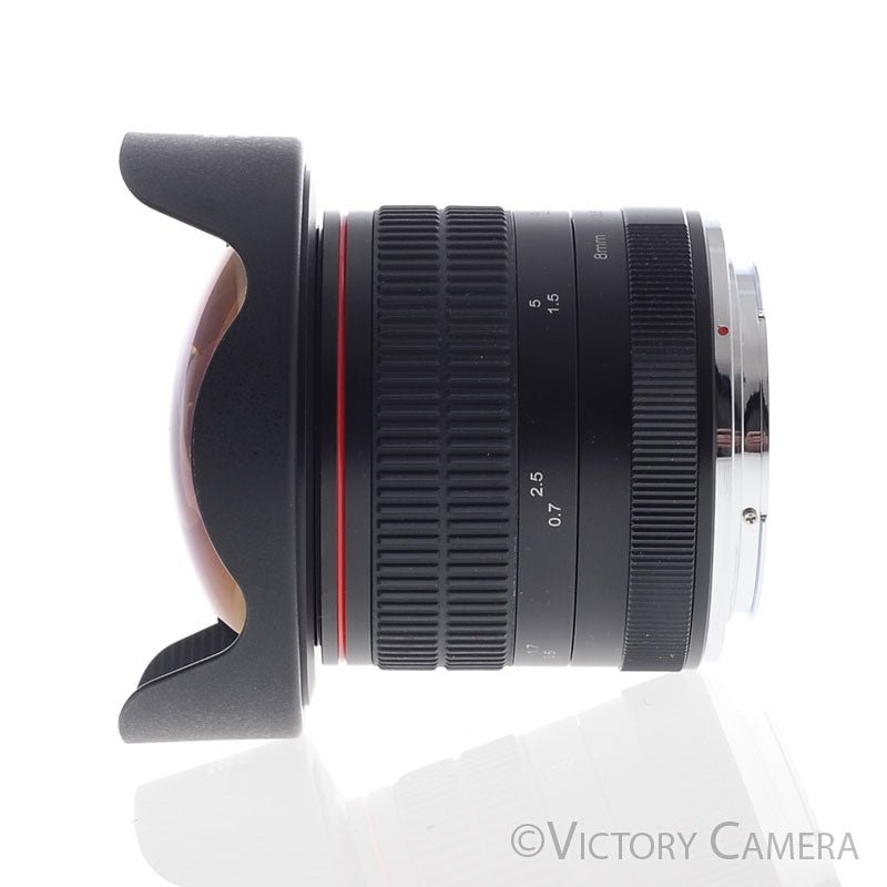 Meike 8mm f3.5 CS Fisheye Lens for APS-C Canon EF  [EXC+] - Victory Camera