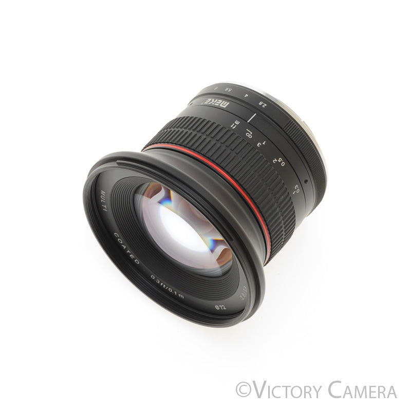 Meike 12mm f2.8 Multicoated Wide Angle Fisheye Lens for APS-C Sony E  [MINT-] - Victory Camera