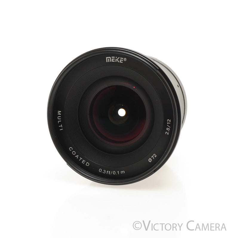 Meike 12mm f2.8 Multicoated Wide Angle Fisheye Lens for APS-C Sony E  [MINT-] - Victory Camera