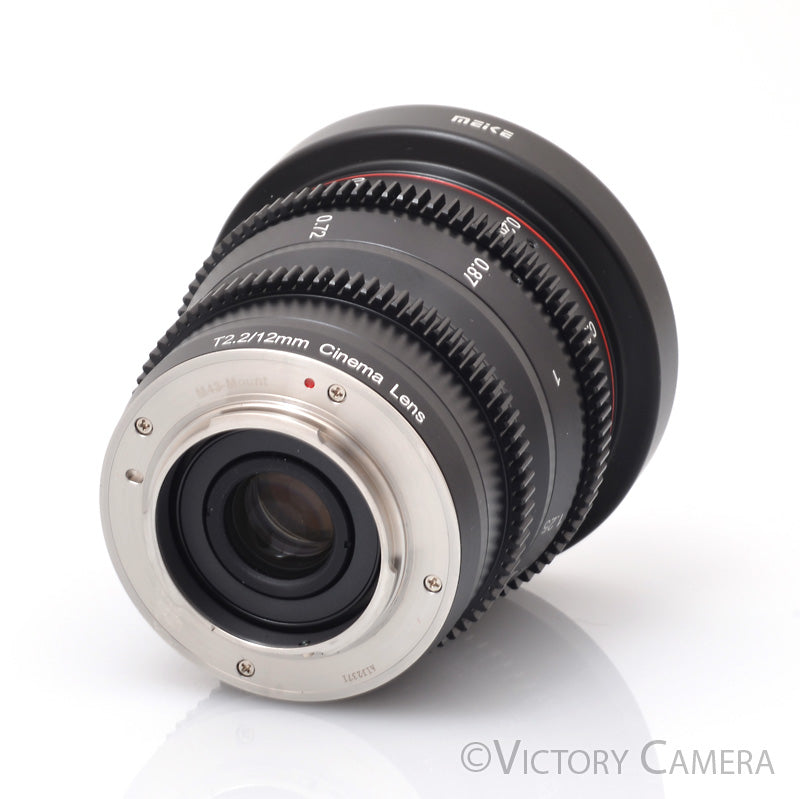 Meike 12mm T2.2 Cinema Lens For MFT Mount Cameras [MINT] - Victory Camera