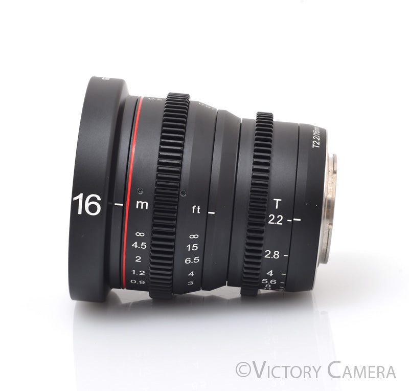 Meike 16mm T2.2 Cinema Lens For MFT Mount Cameras [MINT] - Victory Camera