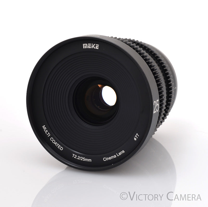 Meike 25mm T2.2 Cinema Lens For MFT Mount Cameras [MINT] - Victory Camera