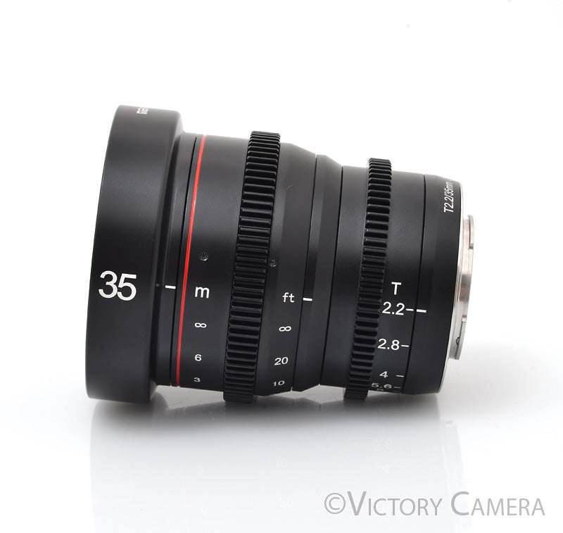 Meike 35mm T2.2 Cinema Lens For MFT Mount Cameras [MINT-] - Victory Camera